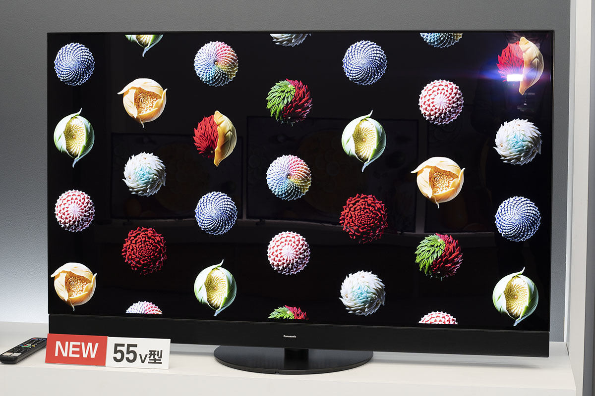 最上位4K有機EL VIERA「JZ2000」。AIで画音調整、ゲーム対応強化も