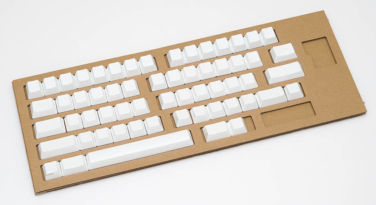瞬殺で完売したHHKB用「キートップセット（雪）無刻印」再販決定、600