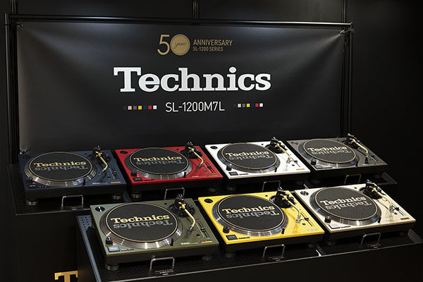 テクニクス、限定7色カラバリのDJターンテーブル「SL-1200M7L」 | マイ