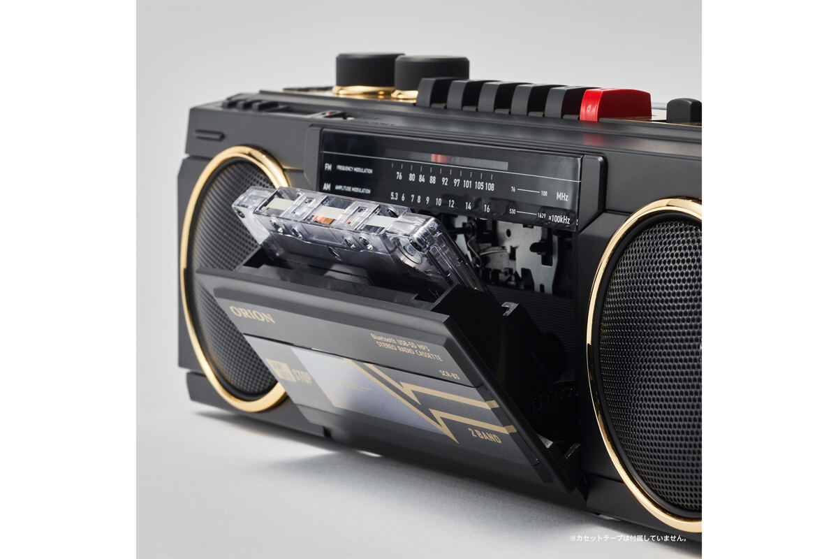 ドウシシャ、軽量・コンパクト化した80年代Bluetoothステレオラジカセ