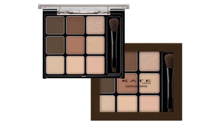 KATE】9色入りパレット「ケイト アイブロウマニア」が登場! 眉・目もと