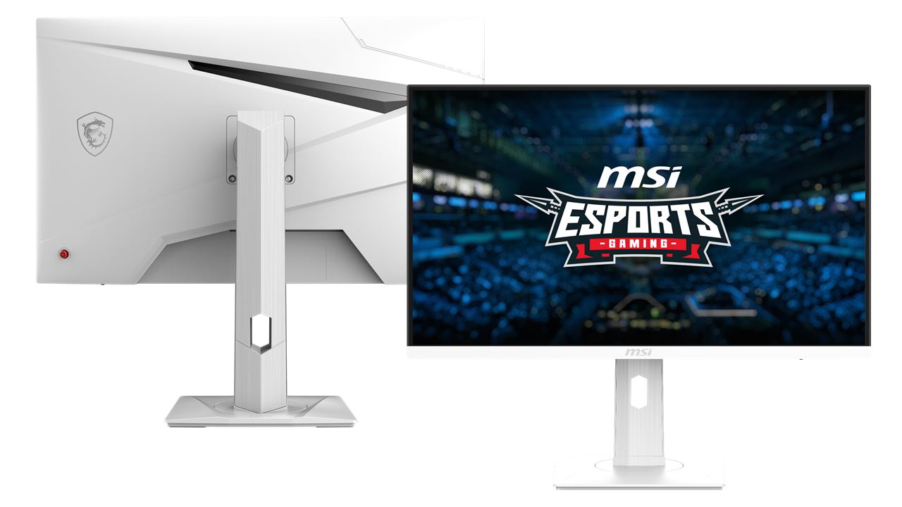 4K UHD／WQHD／フルHDを選べるホワイト色の27型ゲーミングモニタ - MSI