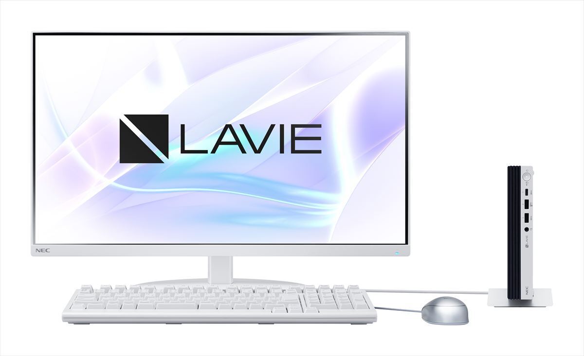 NEC「LAVIE」、第14世代Coreプロセッサを選択できるスリムデスクトップ