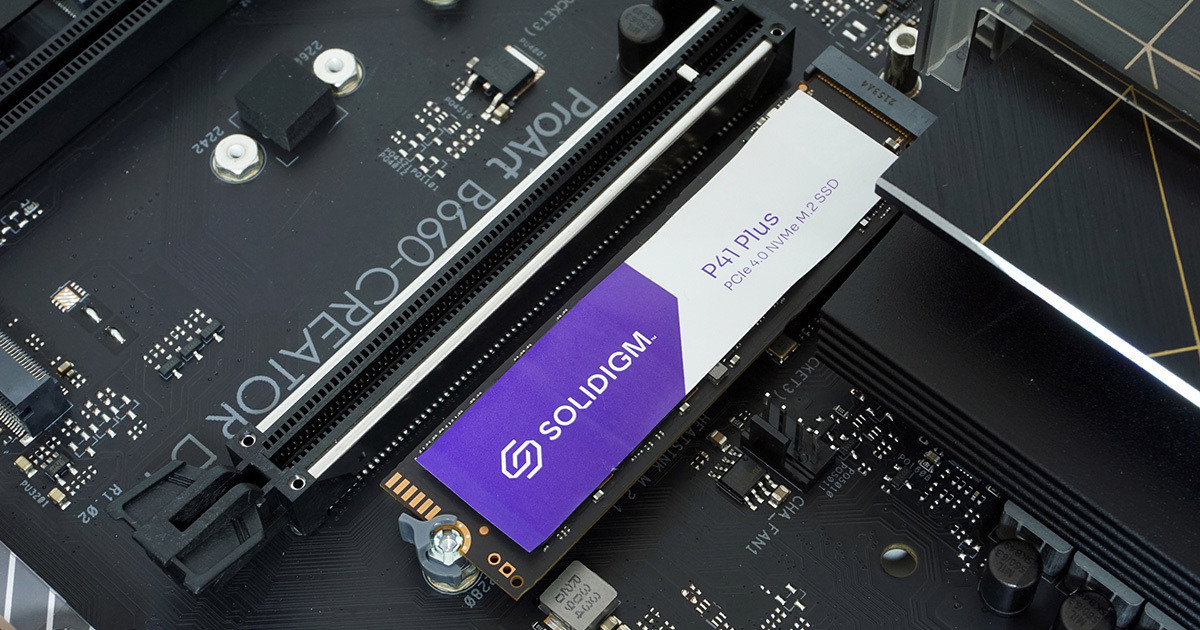 元インテルから転生!? Solidigmの新作SSD「P41 Plus」が思った以上に