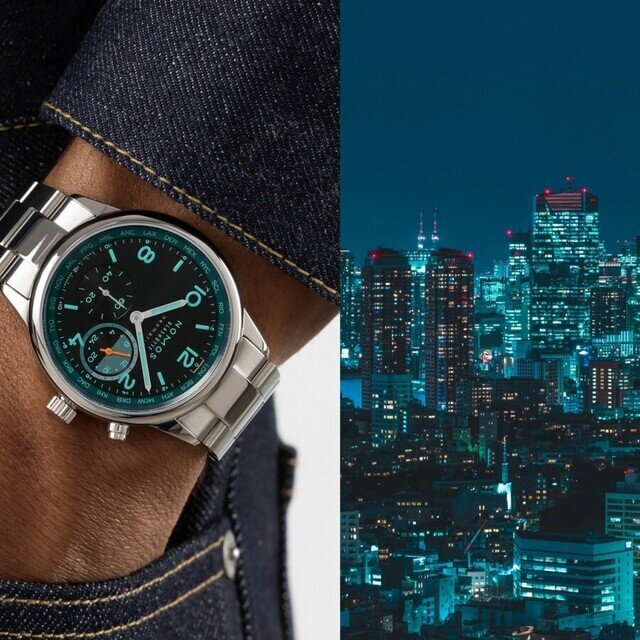 ドイツの精密と夜景の美。ノモス「クラブスポーツ ネオマティック