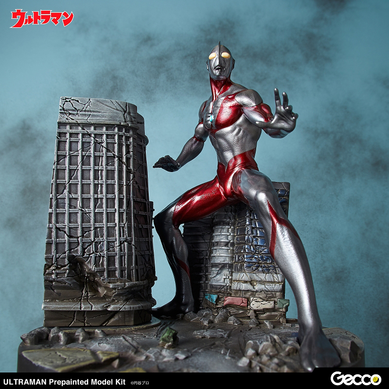 トピックス】Gecco新作『ウルトラマン』が彩色済みガレージキット