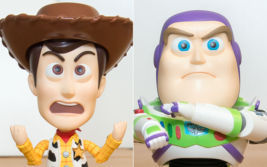 フォトレビュー】ねんどろいど 『トイ・ストーリー』 ウッディ / バズ