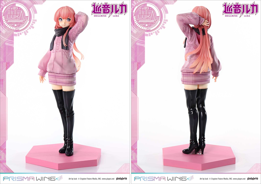 イラストレーターlack氏による完全描き下ろしイラストから、「巡音ルカ