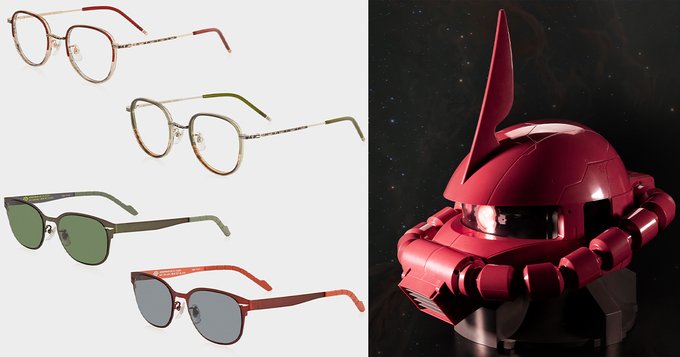 シャア専用ザク」のメガネケースが発売決定。デカいし光る