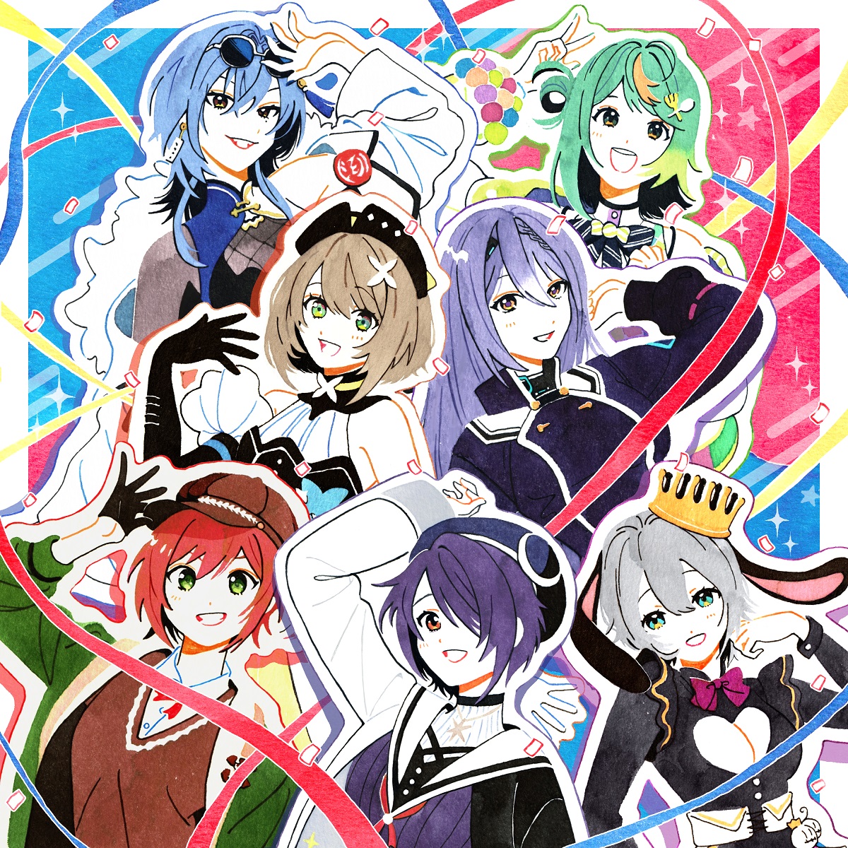 VTuberグループ「あおぎり高校」2nd配信シングル『トリコロール