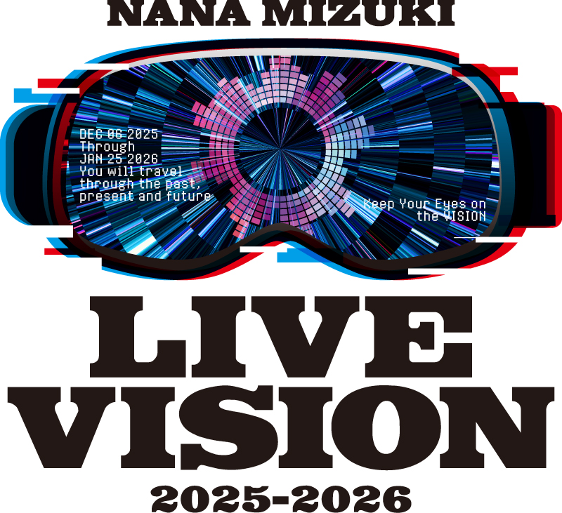 水樹奈々「NANA MIZUKI LIVE VISION 2025-2026」メインビジュアル公開