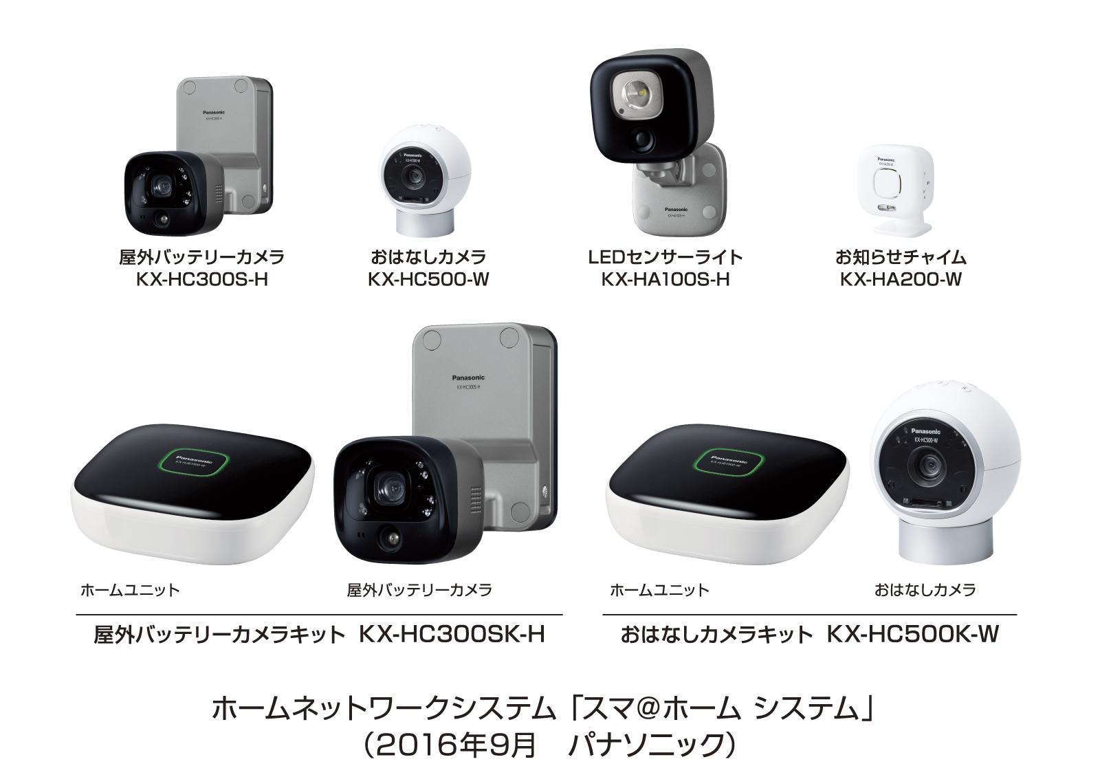 Panasonic 防犯カメラ 3箱、ホームユニットセット ホームネットワーク