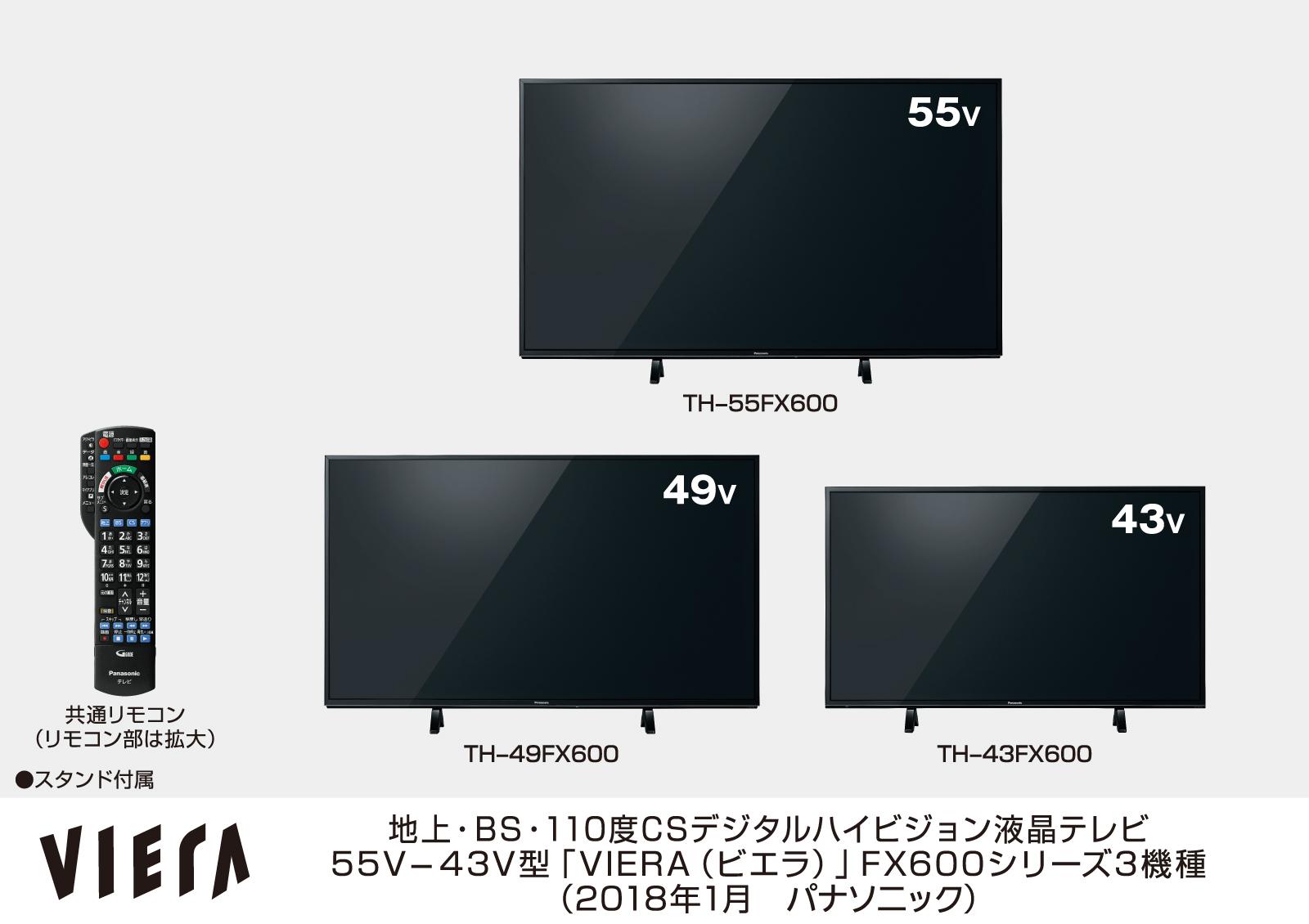 4Kビエラ FX600シリーズ を発売 | 個人向け商品 | 製品・サービス