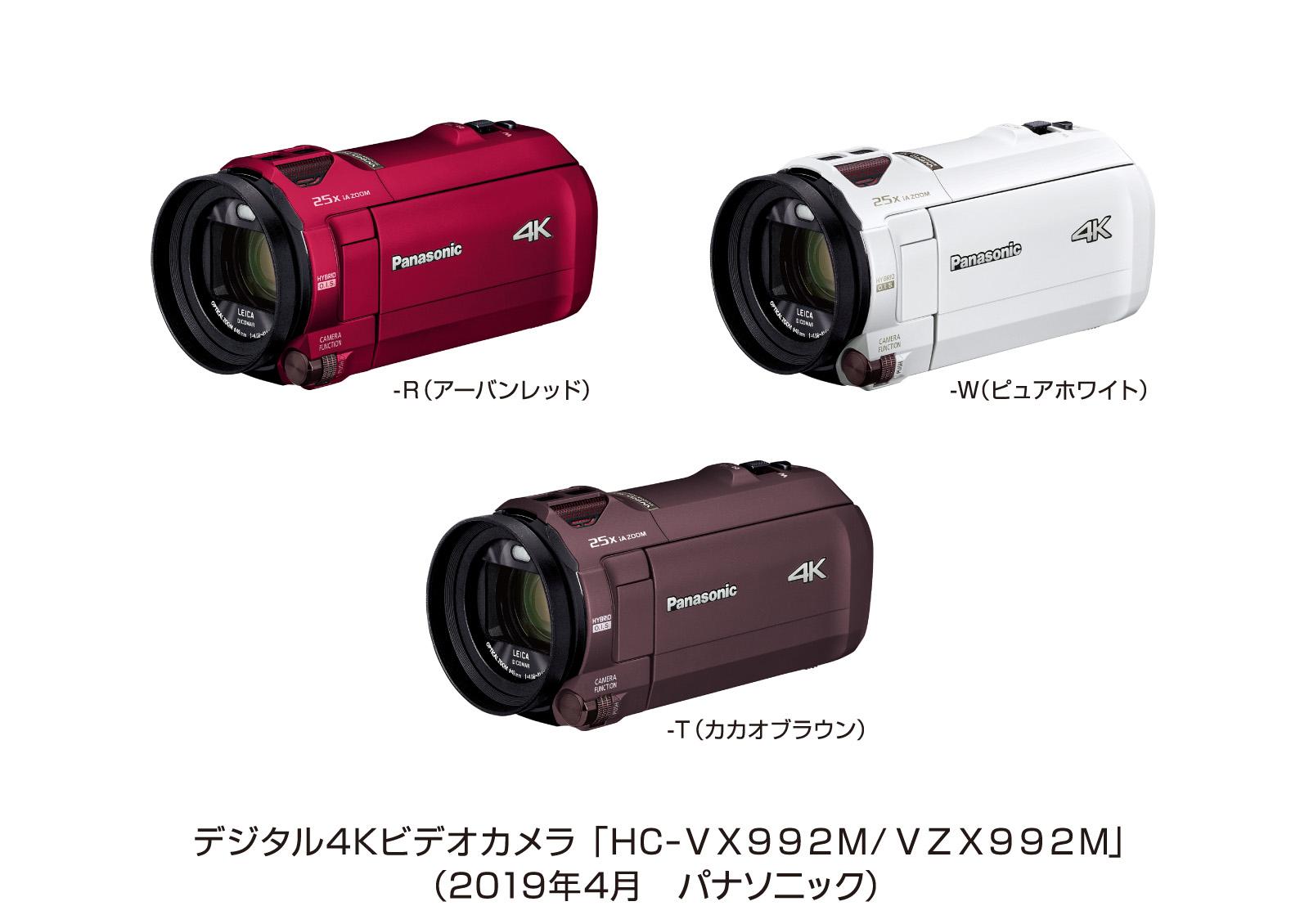 デジタル4Kビデオカメラ HC-WX2M／WZX2M他、全6機種を発売 | 個人向け