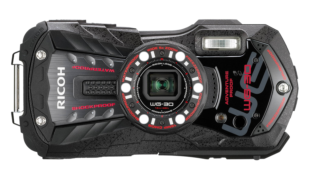 水深12mで水中撮影が可能なコンパクトデジタルカメラ 「RICOH WG-30