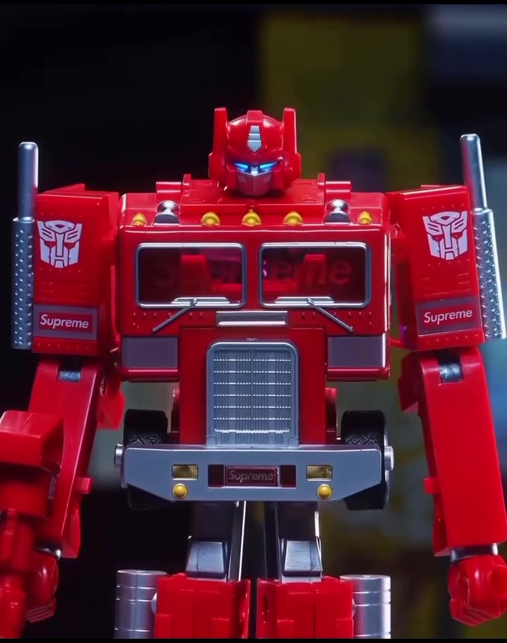 Supreme x Transformers Optimus Prime Collaboration Official