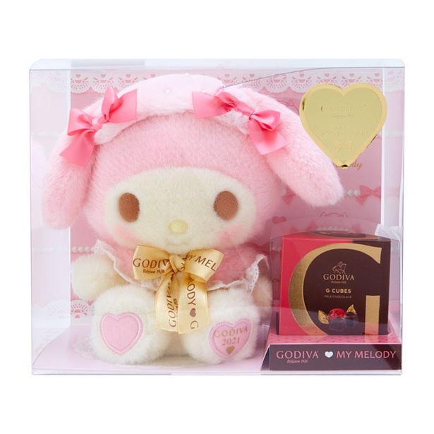 GODIVAとサンリオのコラボ第10弾！高級感あるキティ＆マイメロドールと