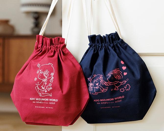 亜土ちゃん×ボールアンドチェーンの春にぴったりなかわいいエコバッグ
