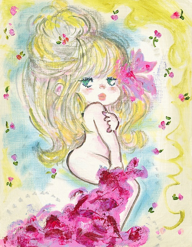 水森亜土 油絵 F20号 原画 1点もの 画像1 / 7＞2年ぶり！亜土