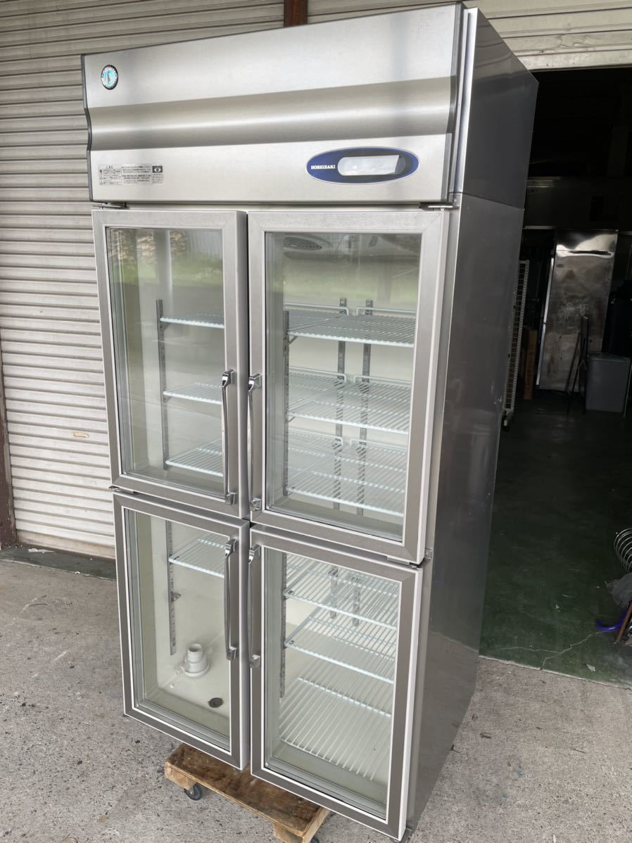 RS-90XT-4G ホシザキ 中古美品 縦型冷蔵庫 4面ガラスショーケース