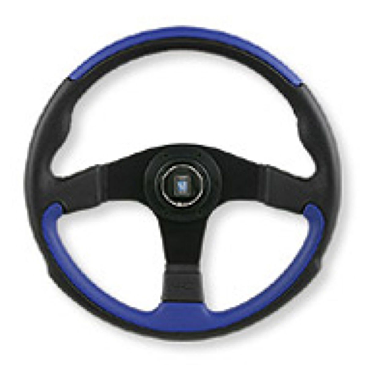 NARDI STEERING WHEELS リーダー 350MM ブラック/ブルーレザー