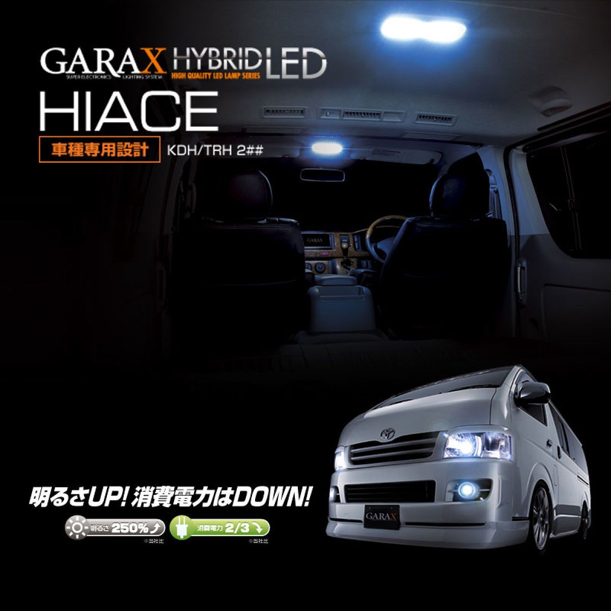 GARAX ギャラックス ハイブリッドLED ステップランプ 【トヨタ