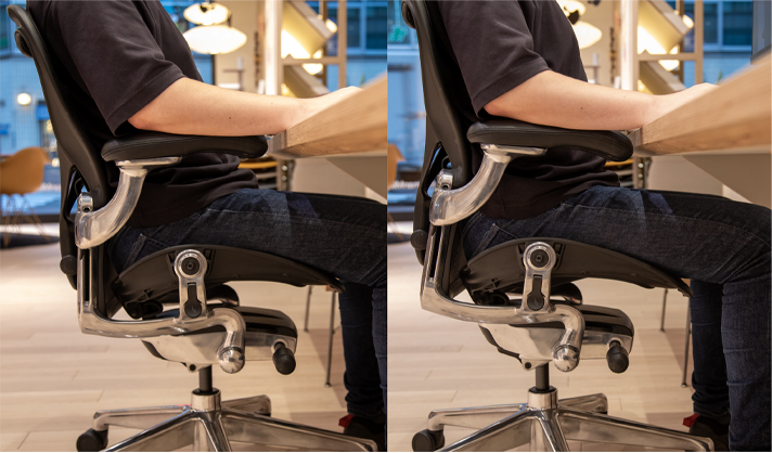 即納在庫有】ハーマンミラー アーロンチェア リマスタード Bサイズ