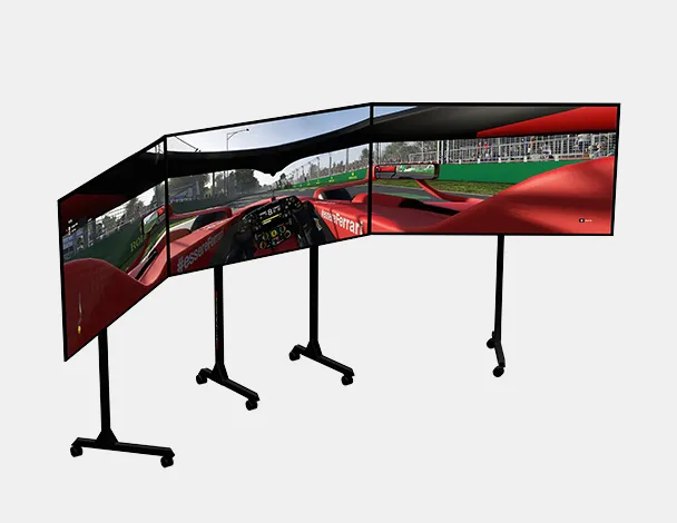 Next Level Racing Free Standing Triple Monitor Stand | Next Level