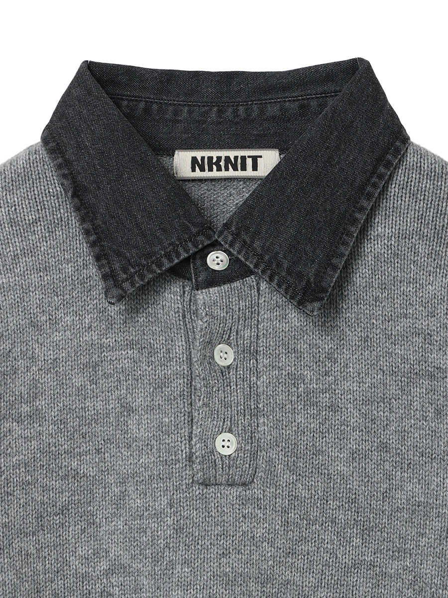 denim collar raccoon KNIT – NKNIT