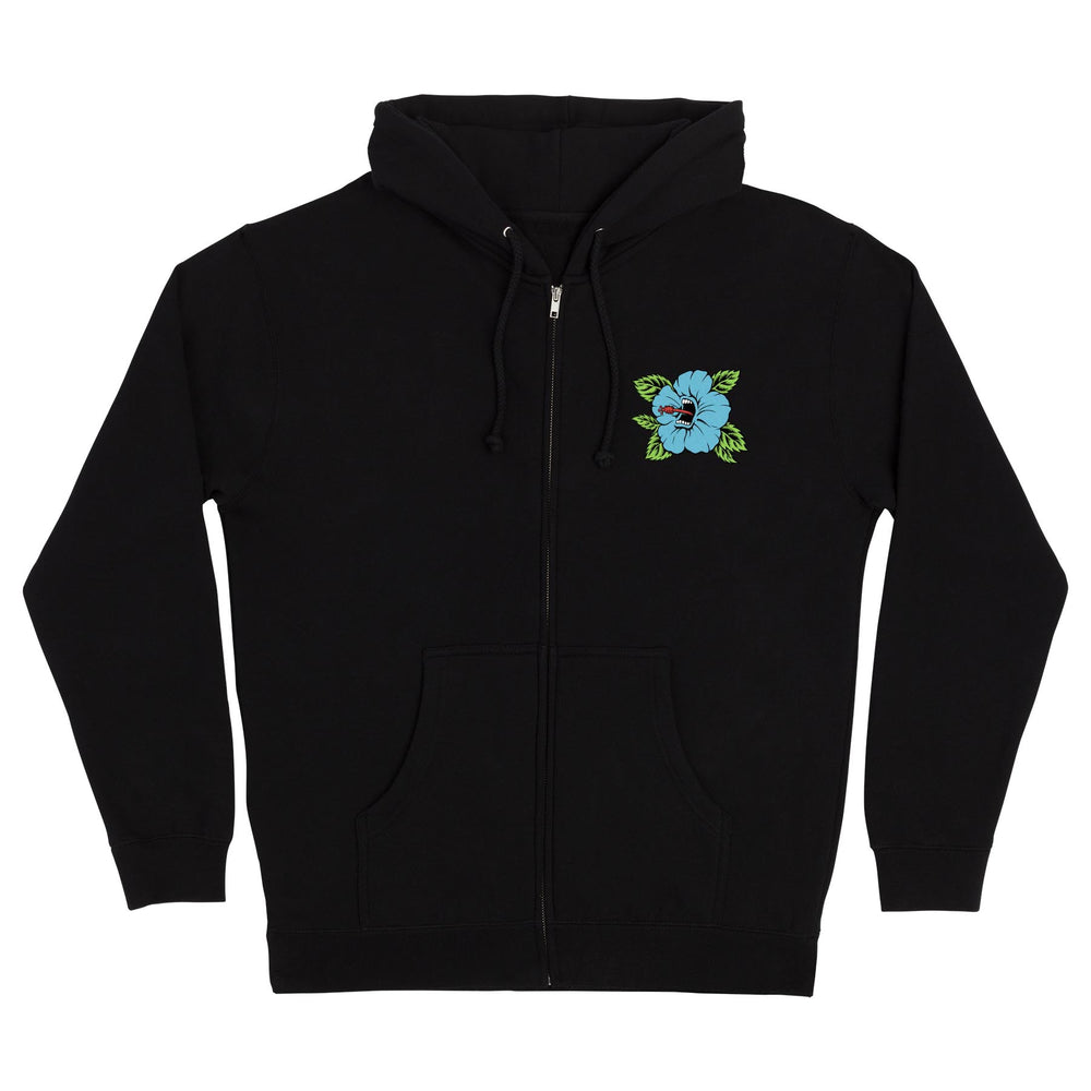 Screaming Hibiscus Dot Zip Hoodie | Men's Skate Clothing | Santa Cruz