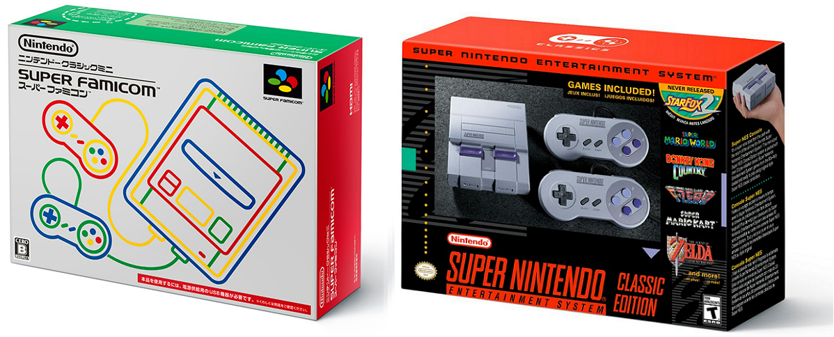 海外版ミニ・SNES」と「日本版ミニ・スーファミ」の収録ゲームの違い