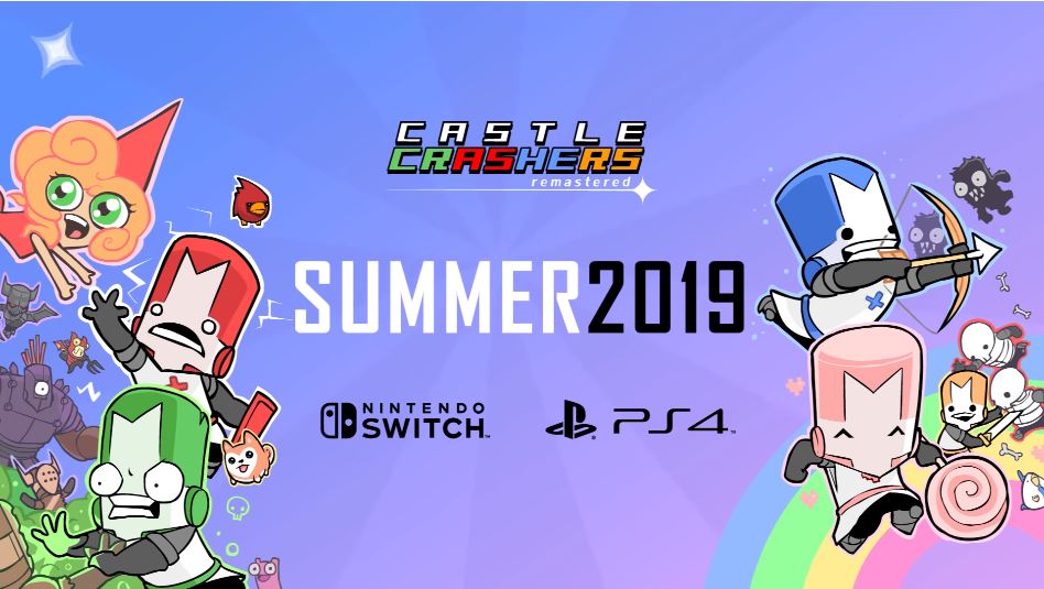 PS4＆Switch版『Castle Crashers Remastered』は日本でも2019夏に発売