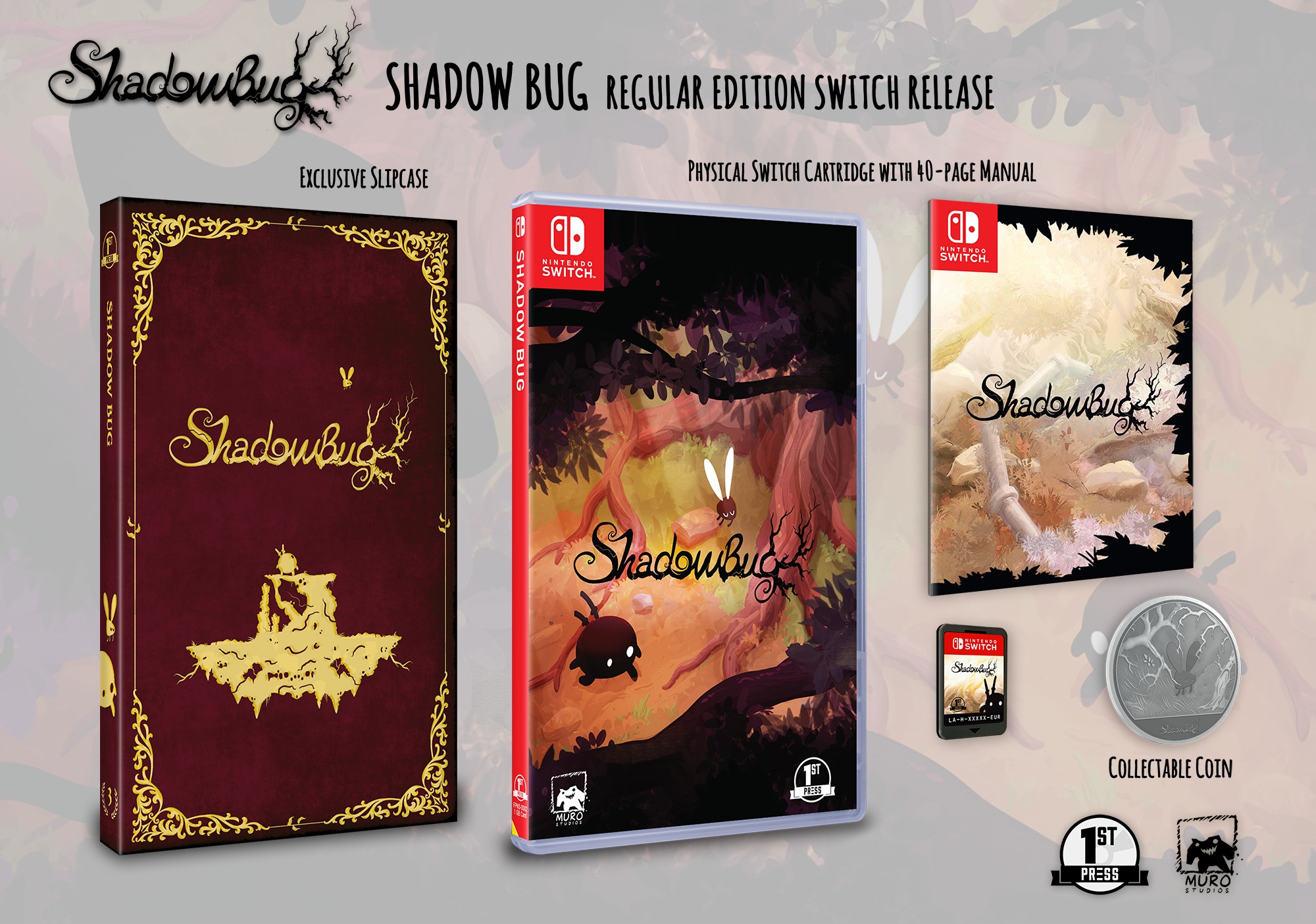 2Dアクションゲーム『シャドウ・バグ』のNintendo Switch向け数量限定