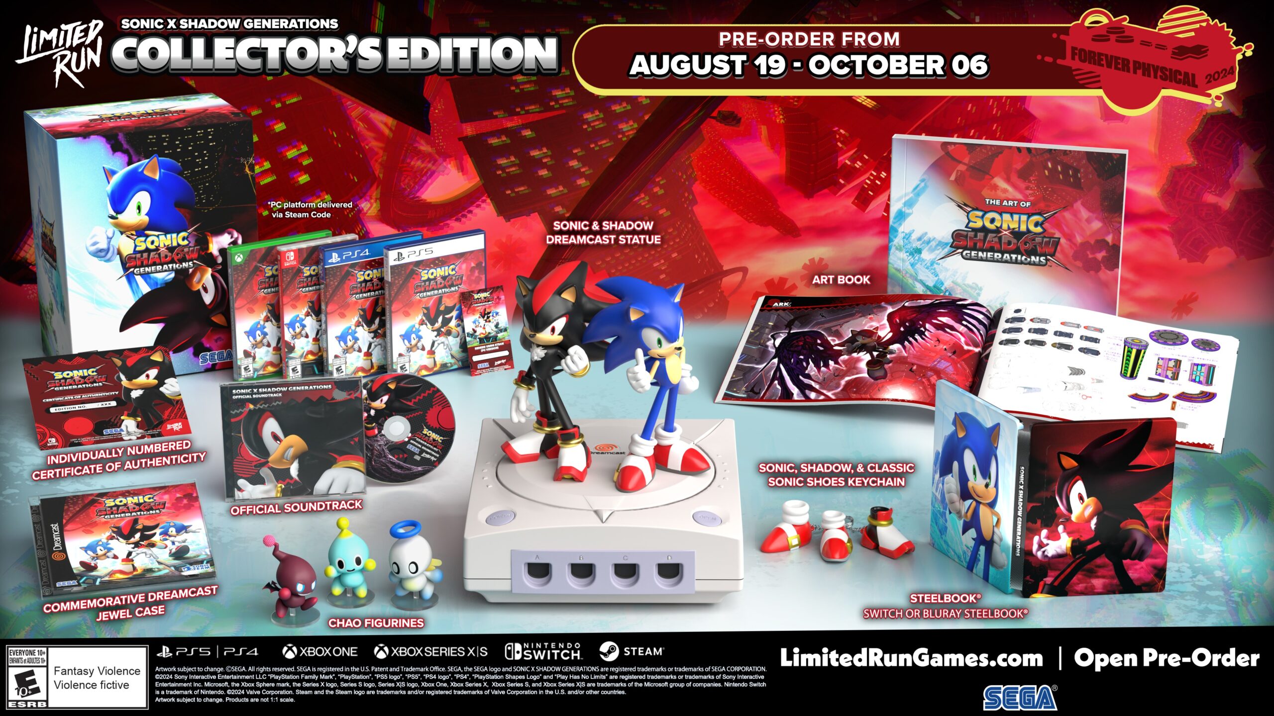 パッケージ限定版『SONIC X SHADOW GENERATIONS Collector's Edition