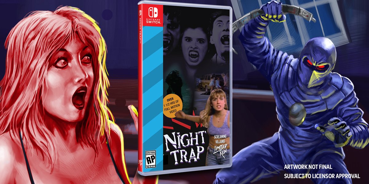 Night Trap: 25th Anniversary Edition coming to Switch this summer