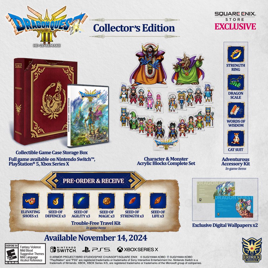 Dragon Quest III HD-2D Remake reveals collector's edition