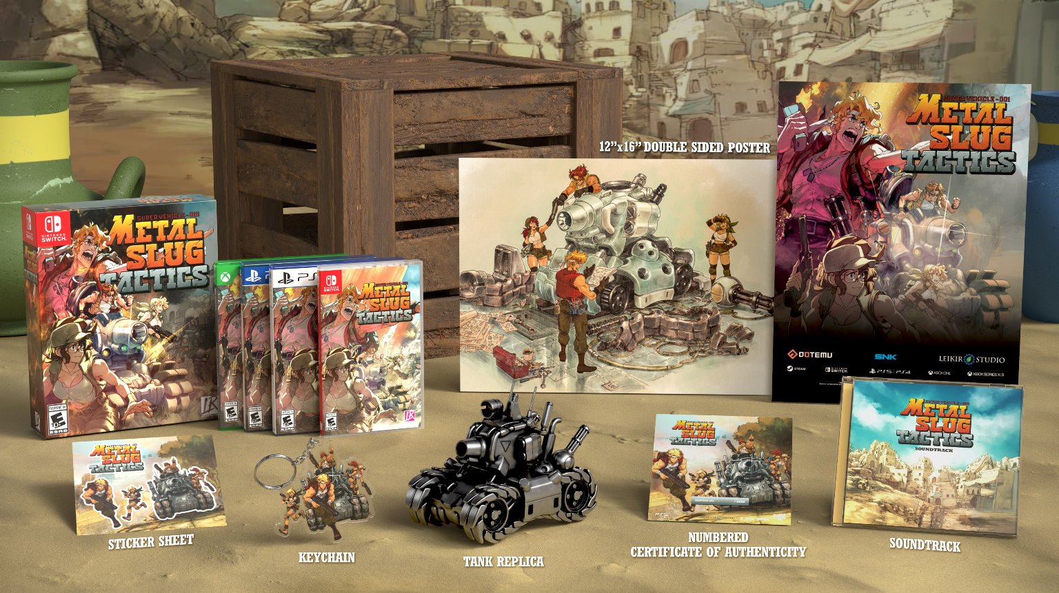 Metal Slug Tactics Switch physical release revealed