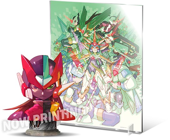Mega Man Zero/ZX Legacy Collection Japanese Box Art and eCapcom