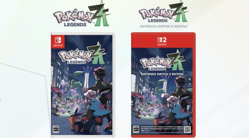 First Look At Pokemon Legends Z-A Switch 2 And Switch Box Art