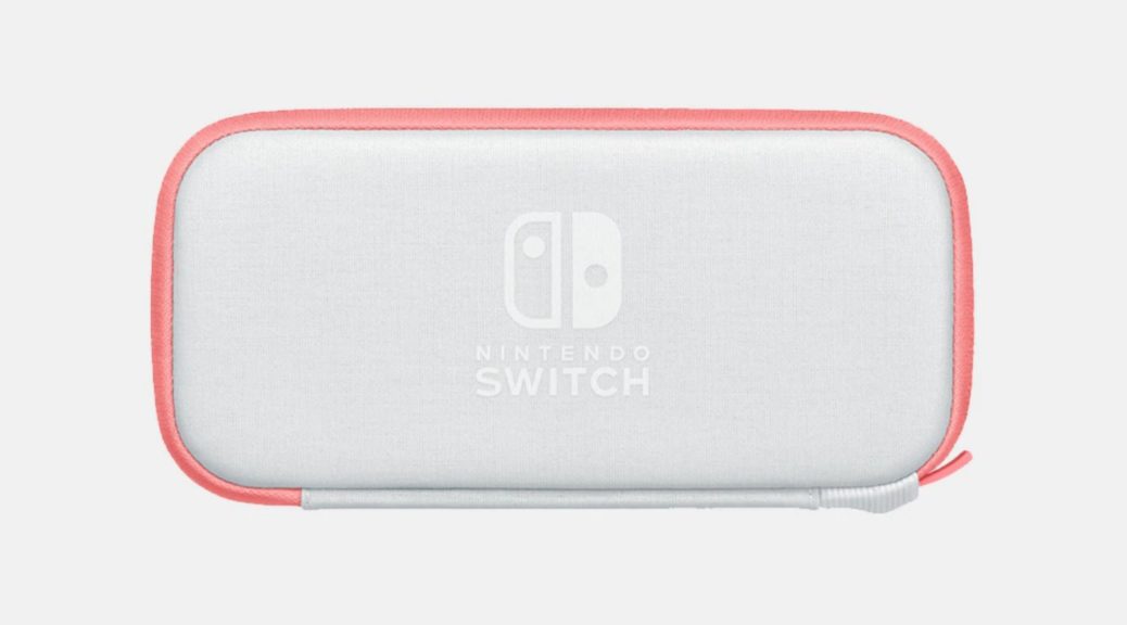 Nintendo Switch Lite Carrying Case Coral Announced In Japan