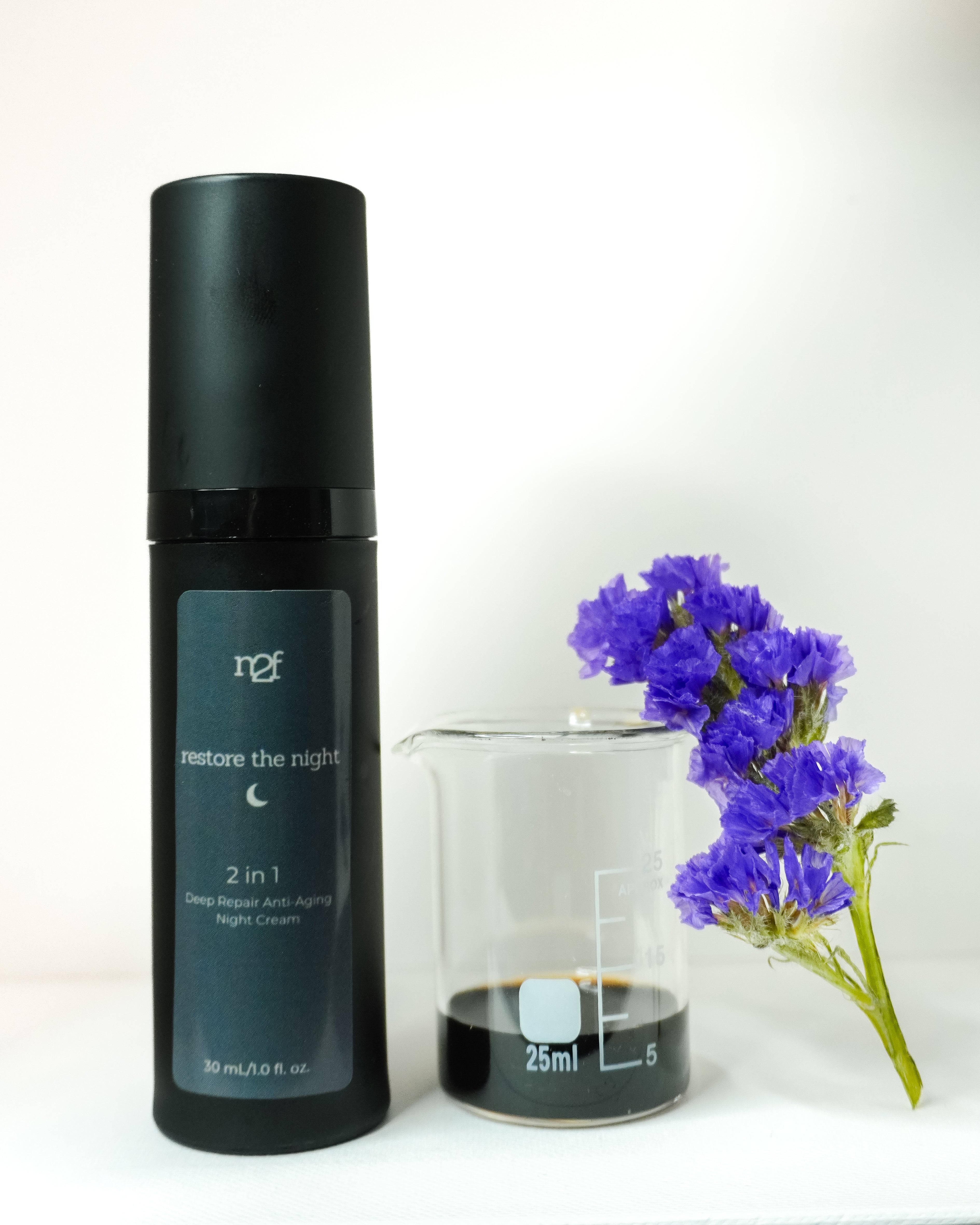 restore the night - 2 in 1 peptide retinol deep repair night cream