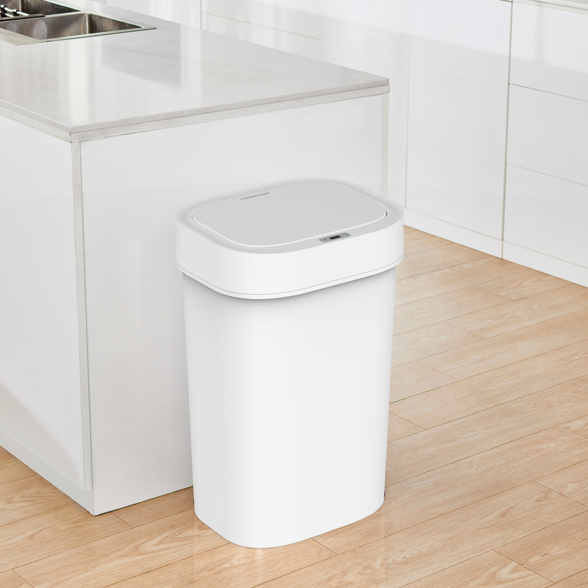 Rectangular Automatic Touchless Infrared Motion Sensor Trash Can