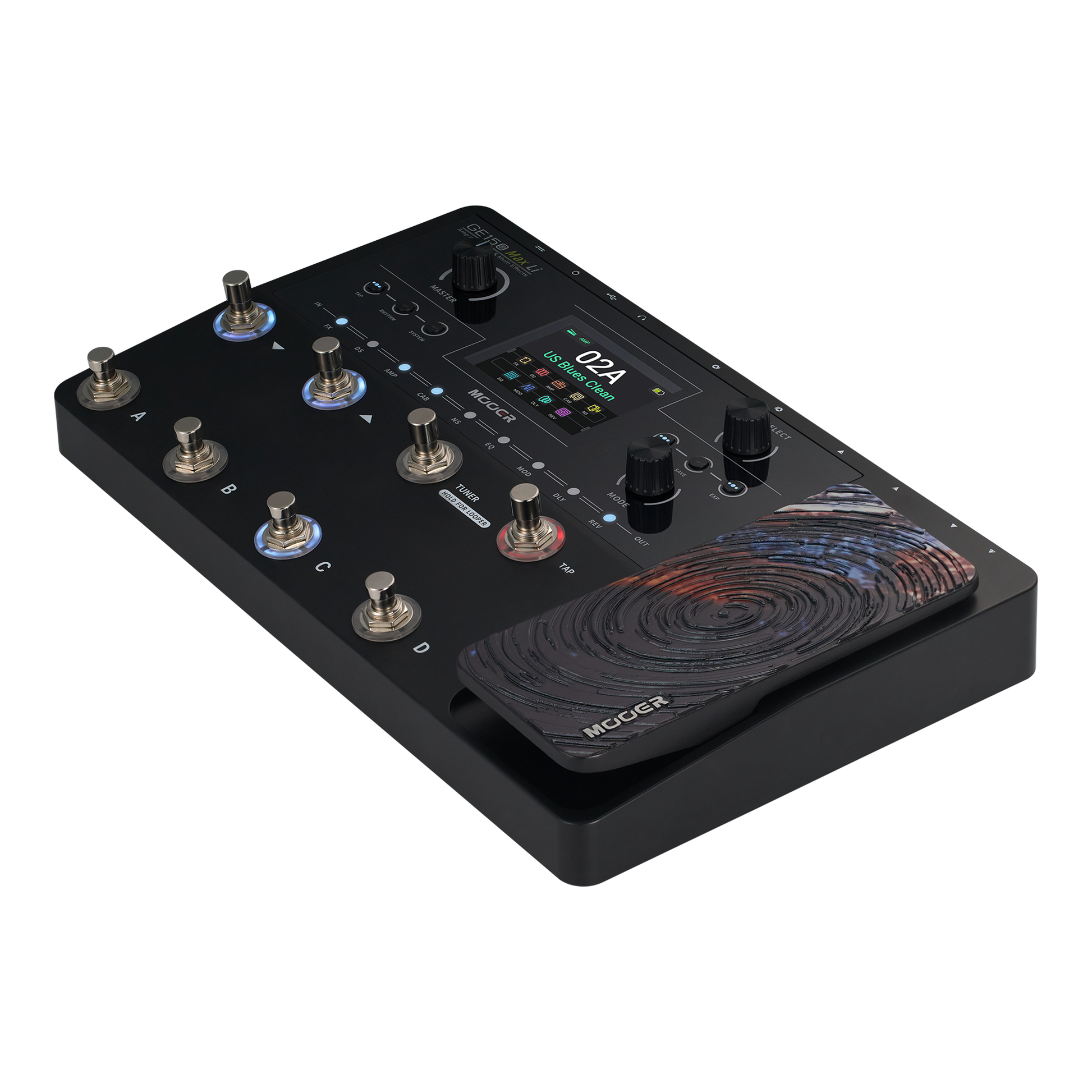 Mooer - GE150 Max Li | マルチエフェクター 充電式バッテリー内蔵