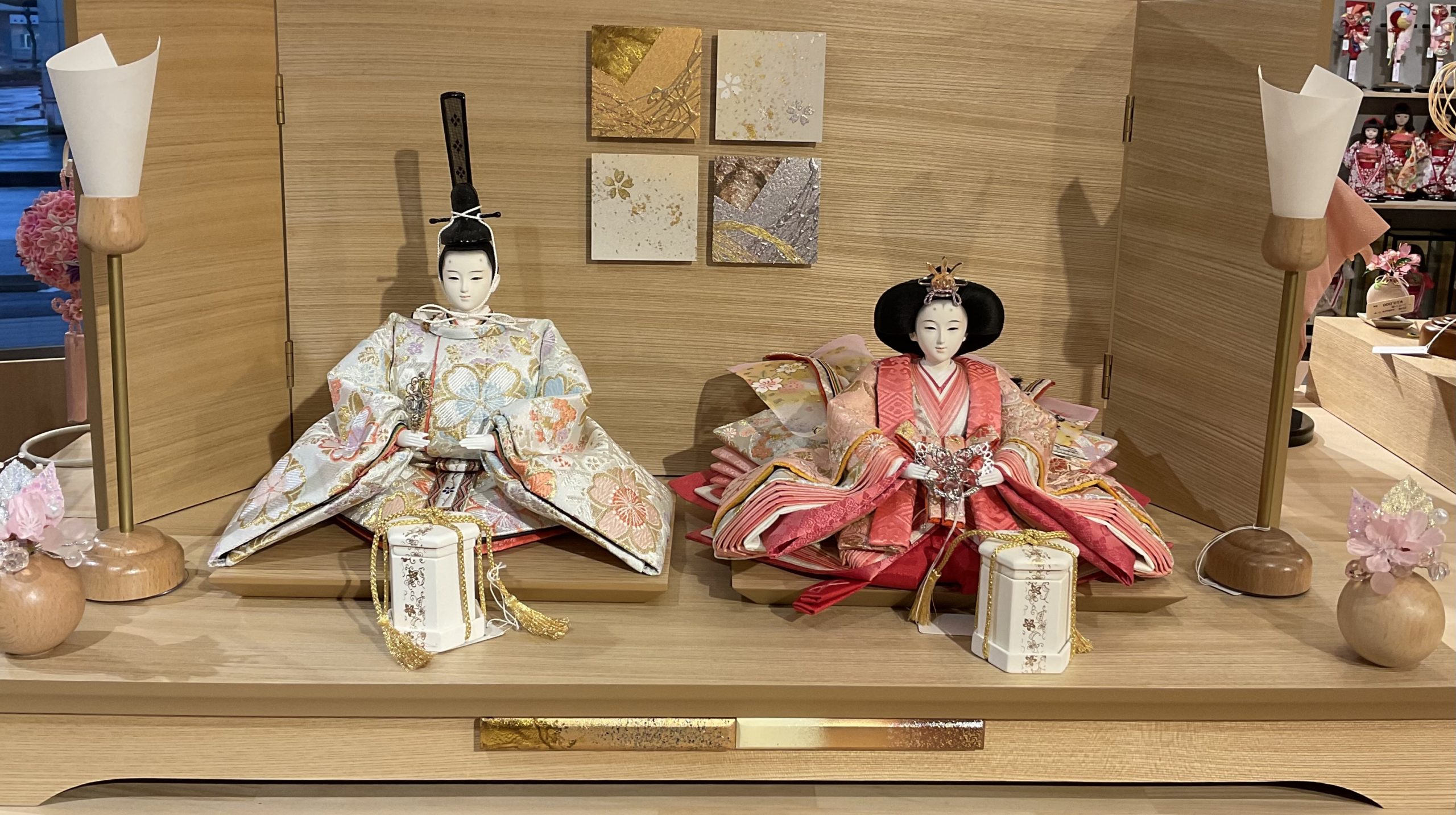 小出松寿作 親王飾り｜人形のかに江