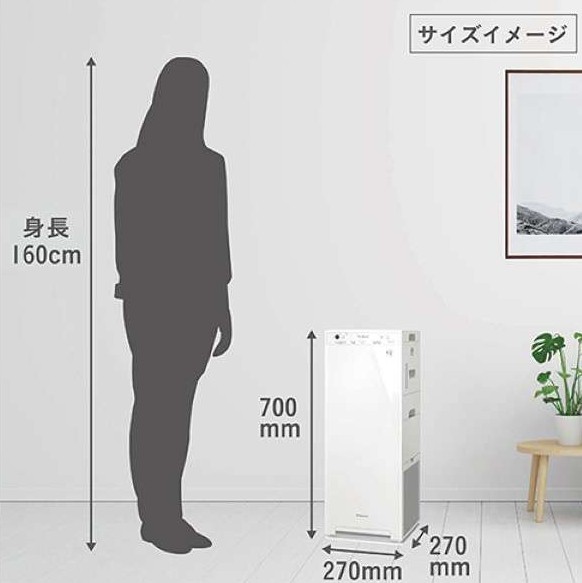 ニチヨウ電機 / MCK505A ダイキン 加湿空気清浄機 ホワイト 適用畳数