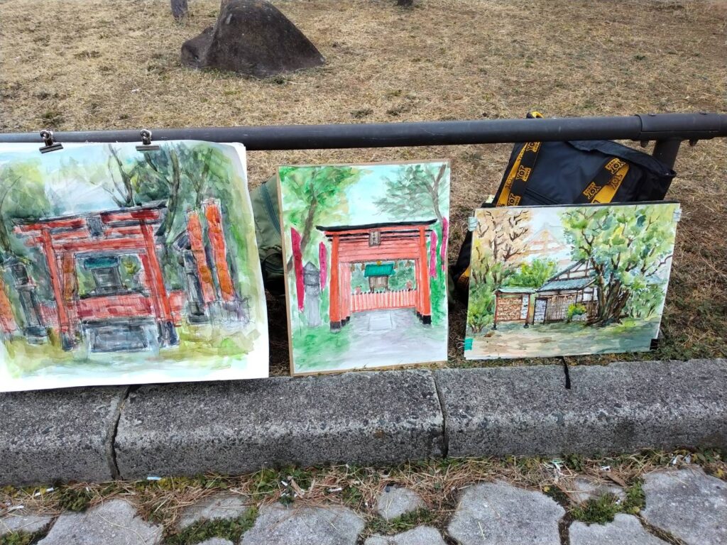 大阪市｜夕陽ヶ丘｜坂の風景｜2025年2月｜風景画・作品｜スナップ写真