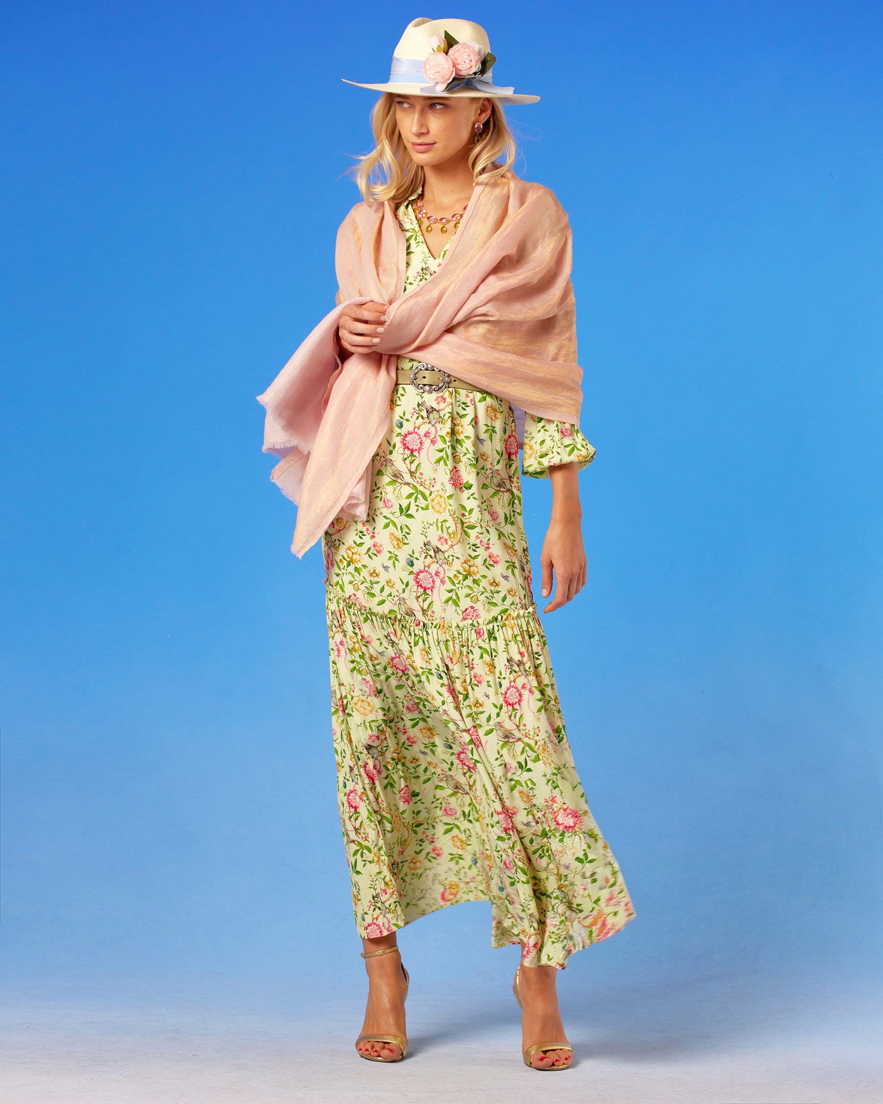 NicoBlu® Waverly Long Maxi Dress in Paradise Florals