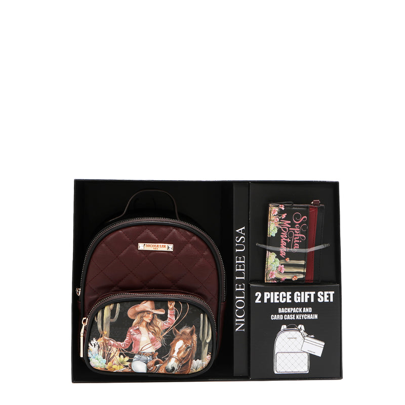 2 Piece Value Gift Set (Mini Backpack + Card Holder), Exclusive