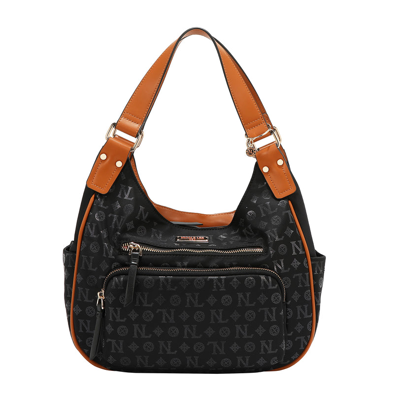 Monogram Logo Shoulder Bag Combining Effortless Chic, Practical
