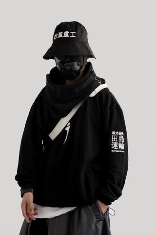 HiH6 Black I-Tech Hoodie – Niepce